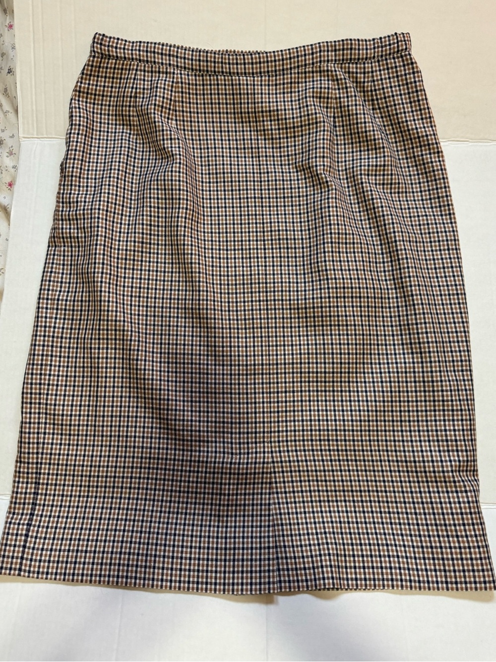 Vintage Pendleton Country Sophisticates Plaid Midi Skirt Size 16 Rayon Made USA